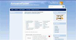 Desktop Screenshot of annuairepocket.com